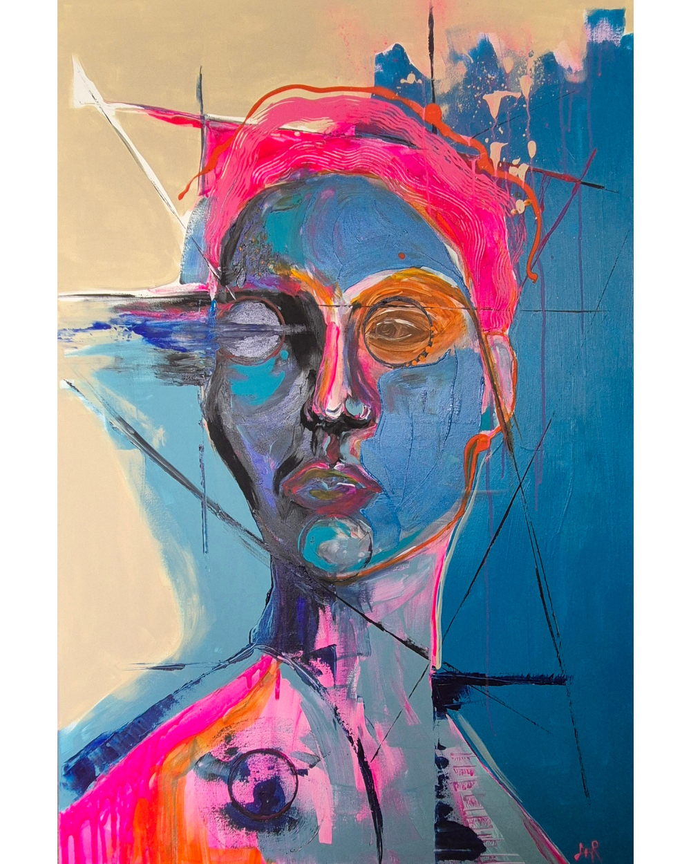Lady in color