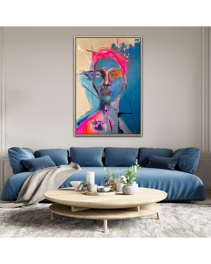 Lady in color